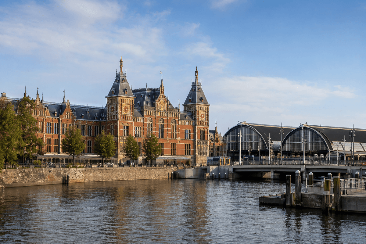 Visual credit thumbnail for Amsterdam Central Station.