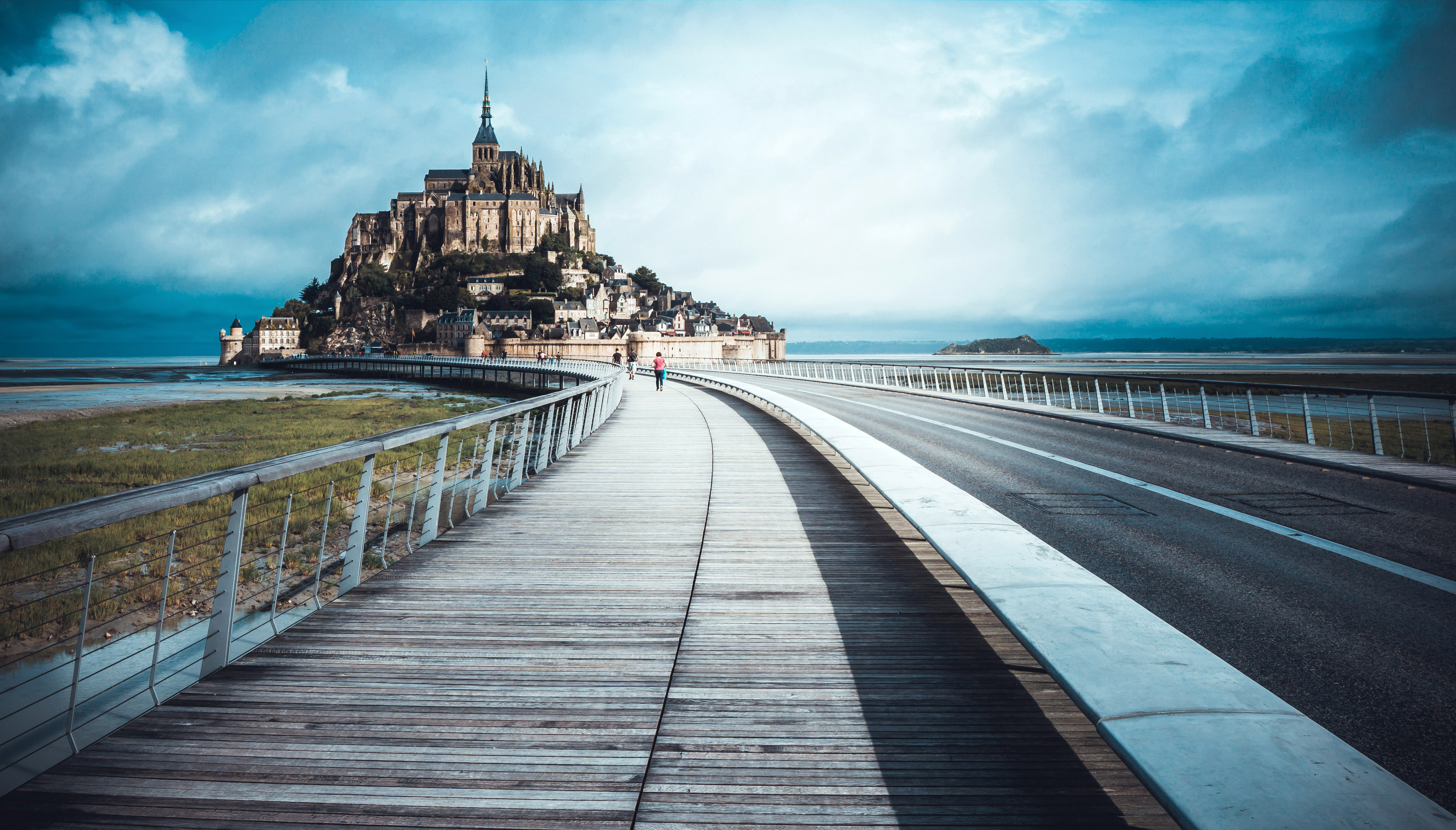 Visual credit thumbnail for Mont Saint-Michel Abbey.